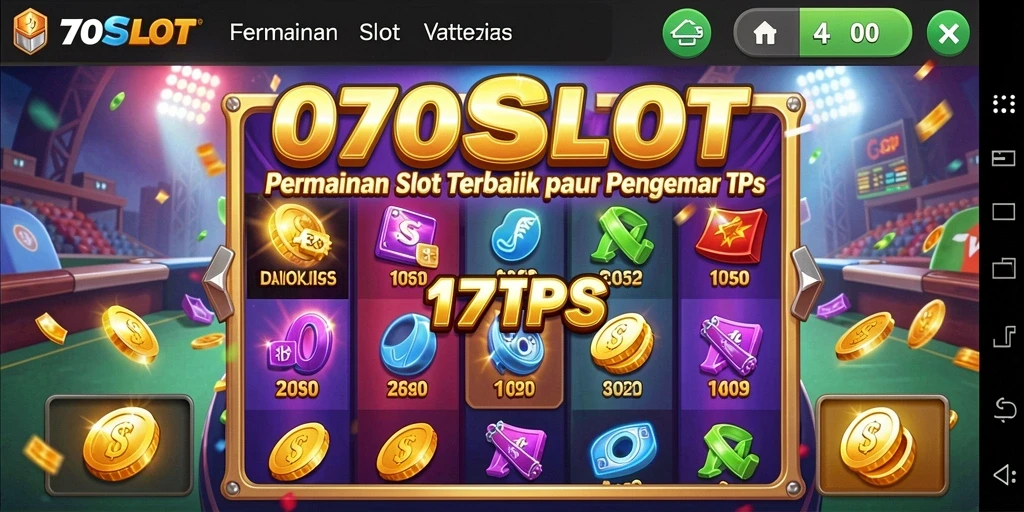 Screenshot gameplay menarik 070SLOT dengan berbagai mesin slot.