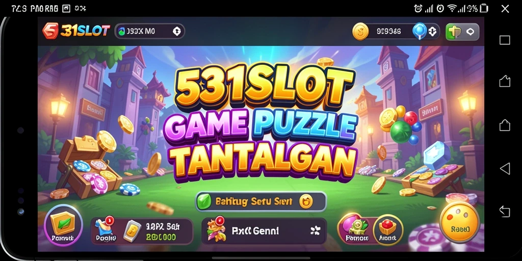 Screenshot gameplay 531SLOT menunjukkan tantangan Puzzle yang seru.