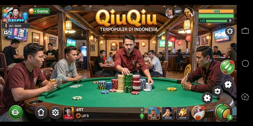 Gameplay seru dari 6RT yang penuh strategi QiuQiu.