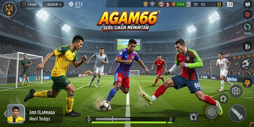 Tampilan visual gameplay AGAM66 yang menakjubkan dalam olahraga.