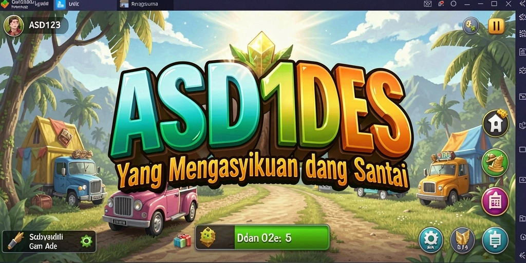 Tampilan gameplay utama ASD123 yang menarik dan mengasyikkan.