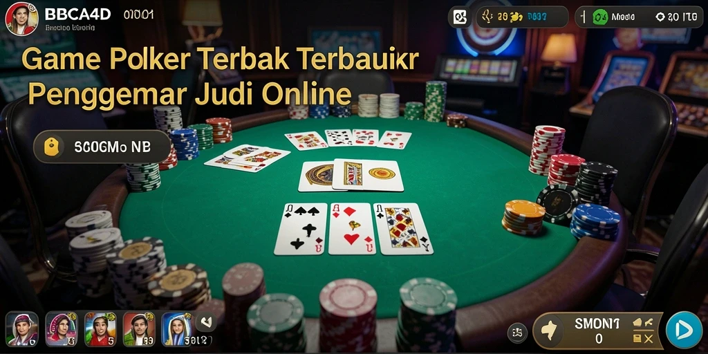 Menampilkan gameplay seru di aplikasi Poker BBCA4D.