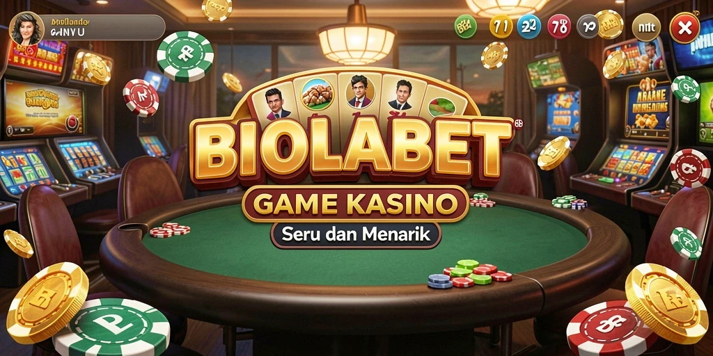 Tampilan gameplay Kasino yang menarik dan interaktif.