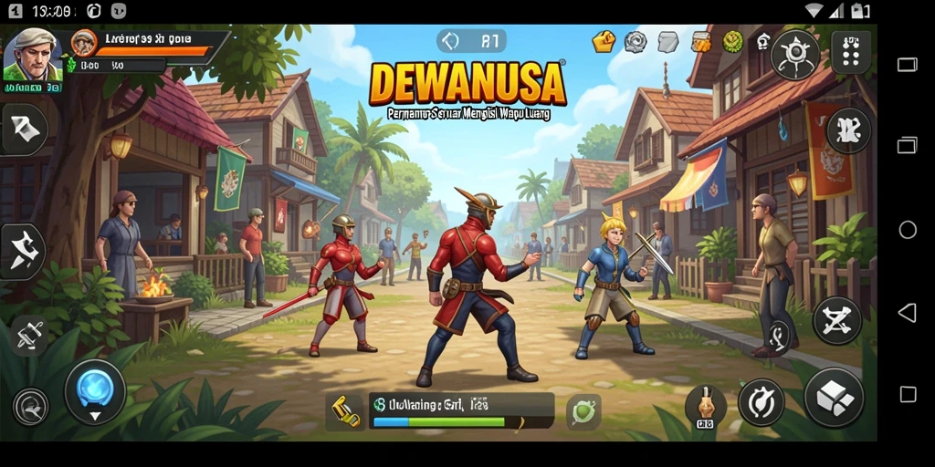 Tampilan gameplay DEWANUSA yang menawan dan penuh keseruan.