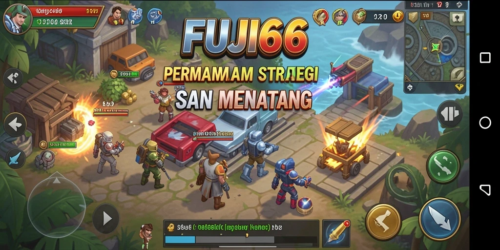 Tampilan gameplay yang penuh strategi dalam FUJI66.