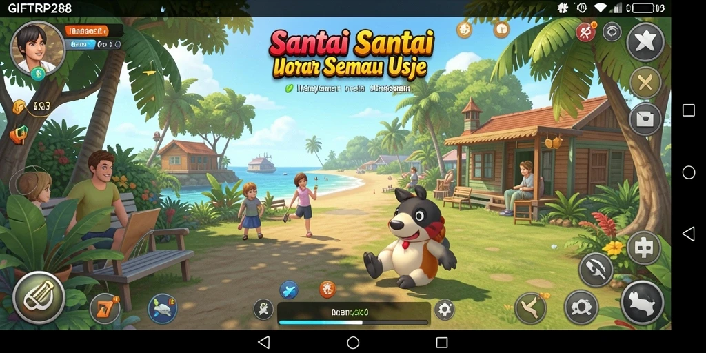 Tangkapan layar dari gameplay seru di GIFTRP288.