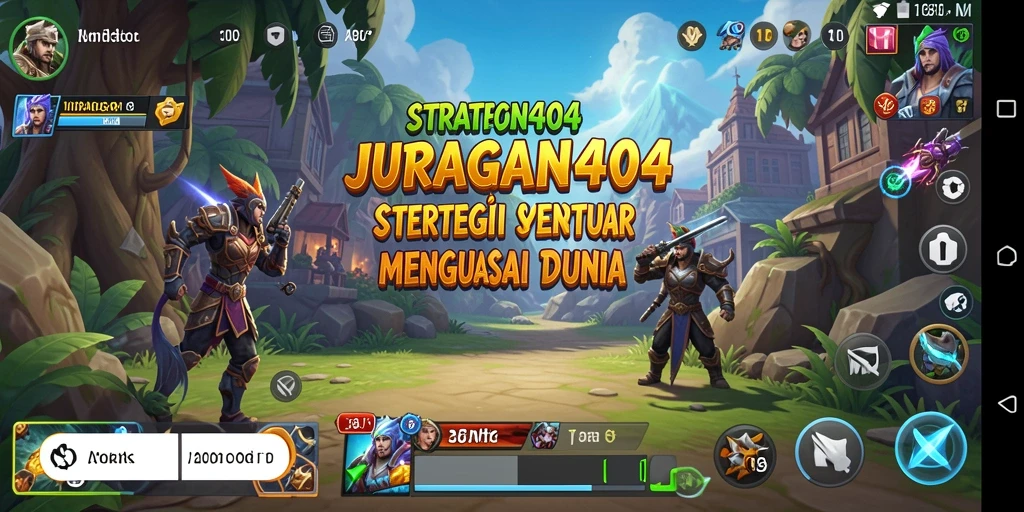 Tampilan gameplay strategis di JURAGAN404 yang mendebarkan.