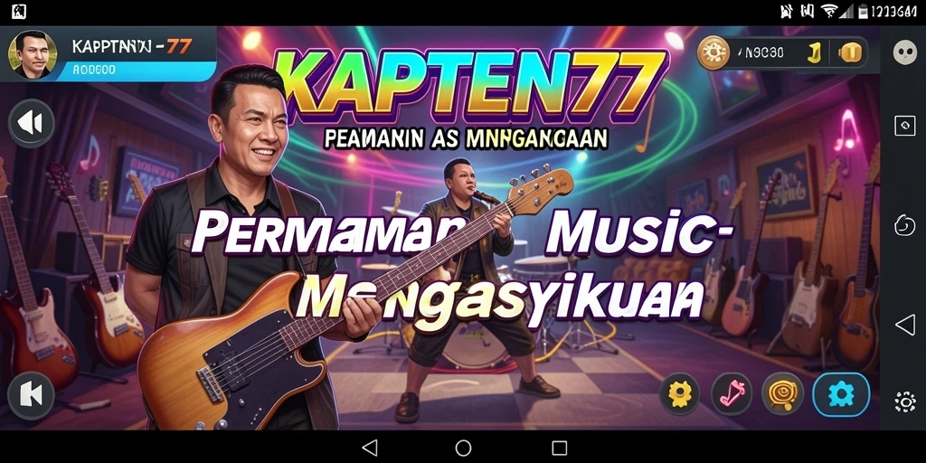 Gameplay seru KAPTEN77 dengan alunan musik yang menggugah semangat.