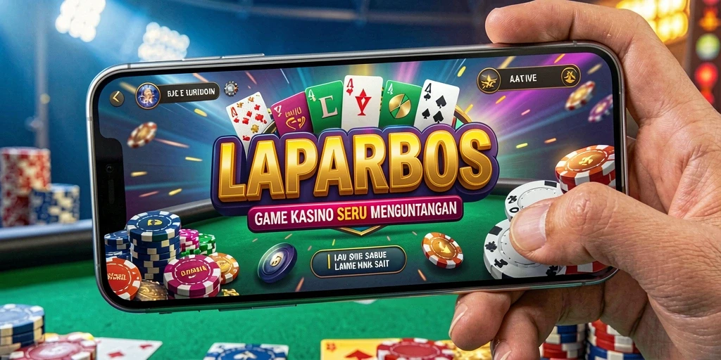 Tampilan gameplay menarik dari LAPARBOS yang menampilkan suasana Kasino.