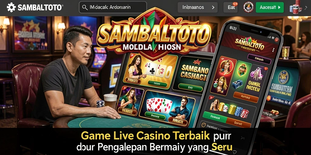 Gameplay Live Casino SAMBALTOTO yang seru dan mendebarkan.