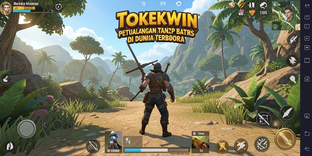 Tampilan gameplay <strong>TOKEKWIN</strong> di dunia terbuka yang menakjubkan.