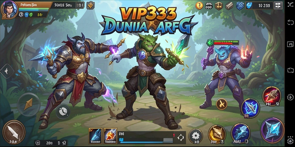 Screenshot utama VIP333 yang menampilkan gameplay petualangan seru.
