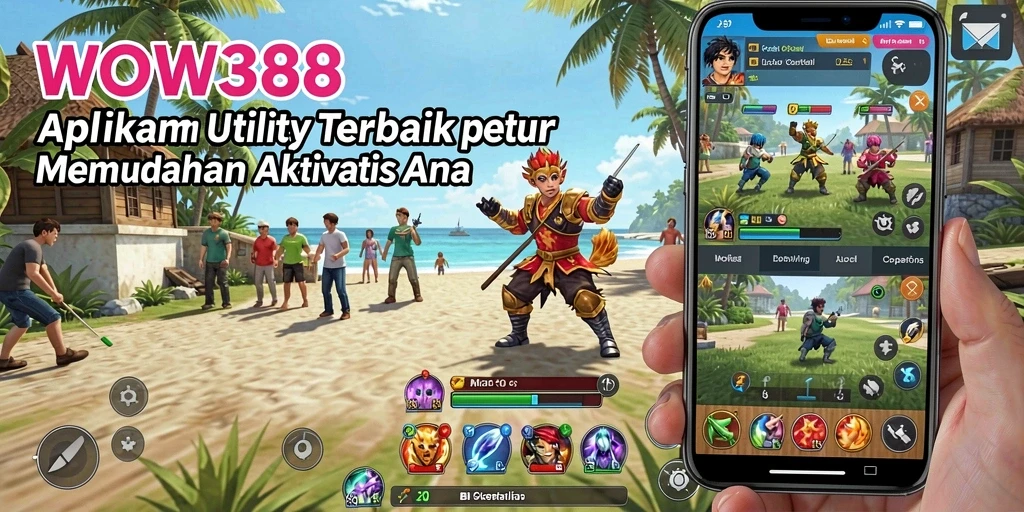 Screenshot aplikasi WOW388 menampilkan antarmuka yang bersih dan fungsional.